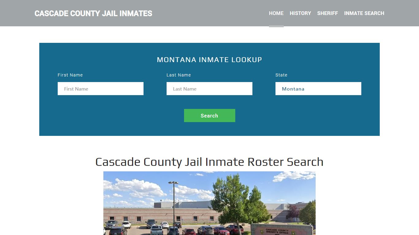 Cascade County Jail Inmate Roster Lookup, Great Falls, MT