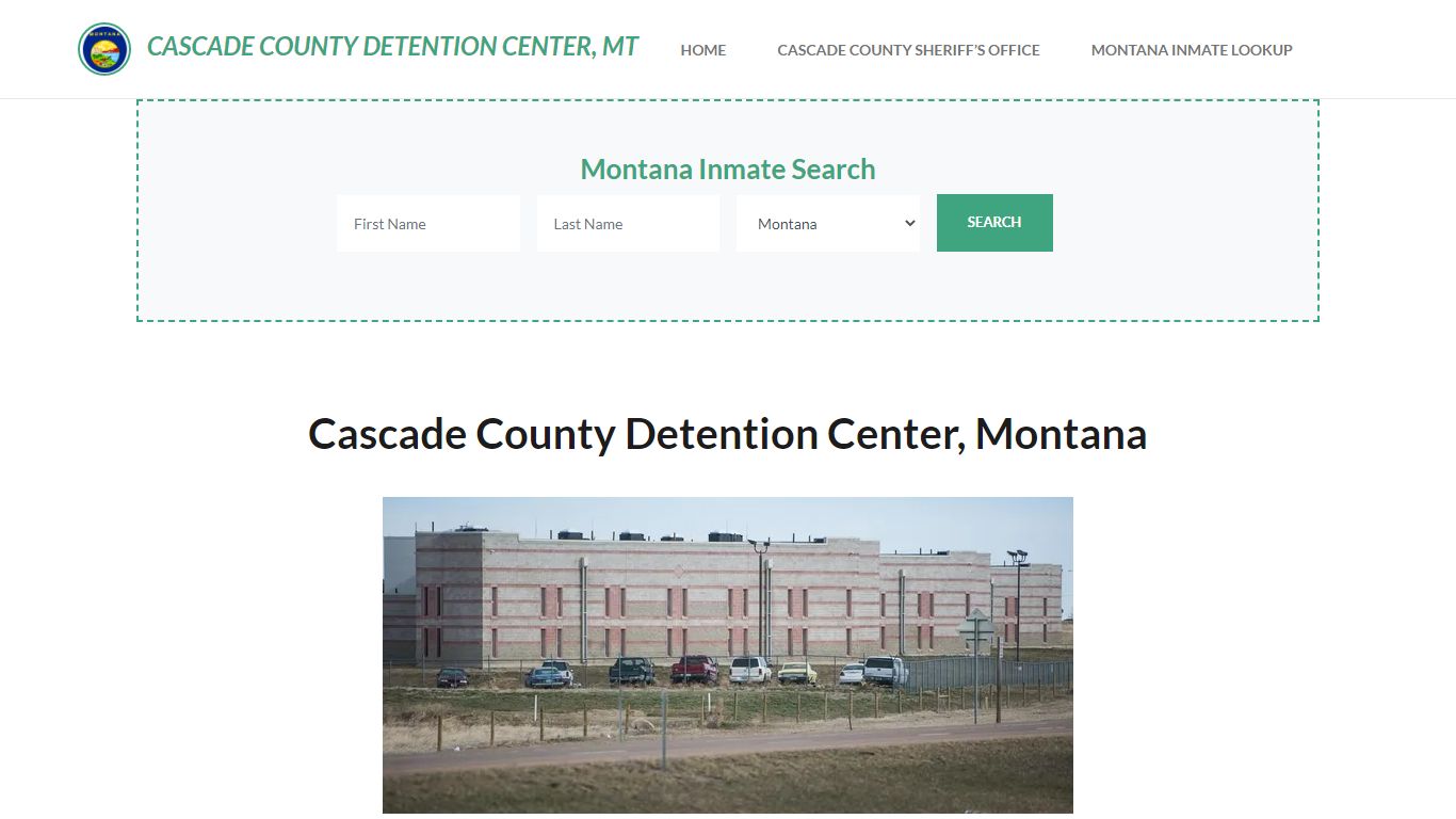 Cascade County Detention Center, MT Inmate Roster, Offender Search