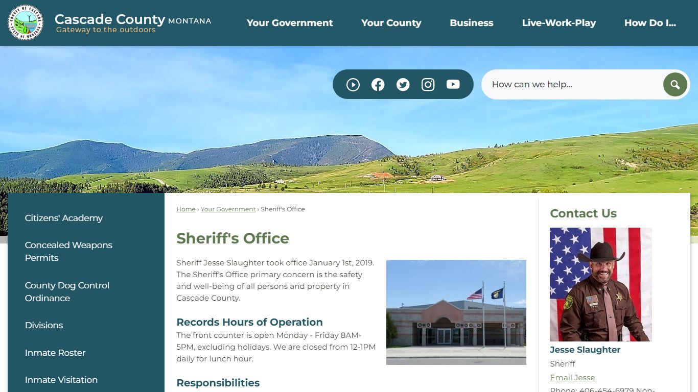 Sheriff's Office - Cascade County, MT